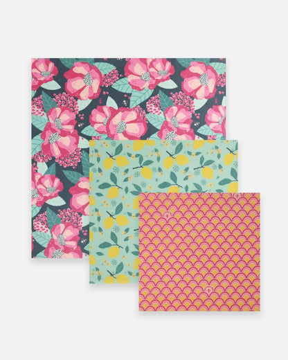 Beeswax Wrap Variety Set - Lemon Lovers | Nature Bee